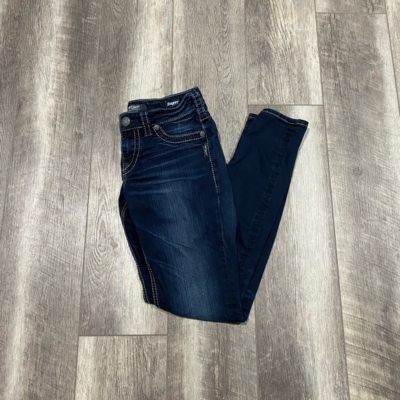 Silver Suki‎ Mid Super Skinny Jeans - Picture 1 of 16